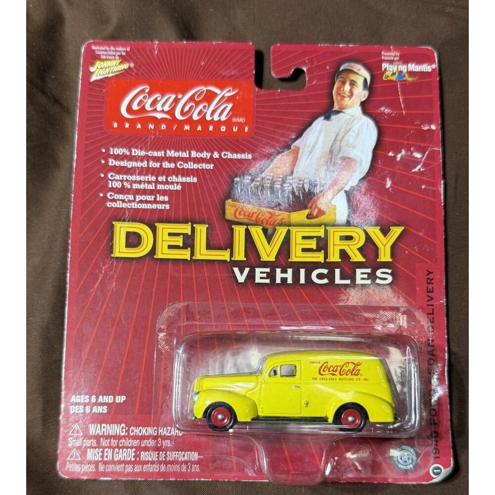 Johnny Lightning Coca-Cola 1940 Ford Sedan Delivery Diecast Car Original Package
